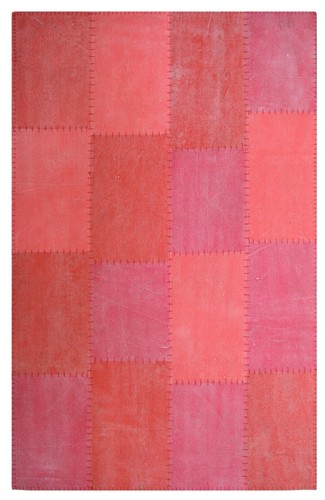 Tappeto patchwork pelo - , corto