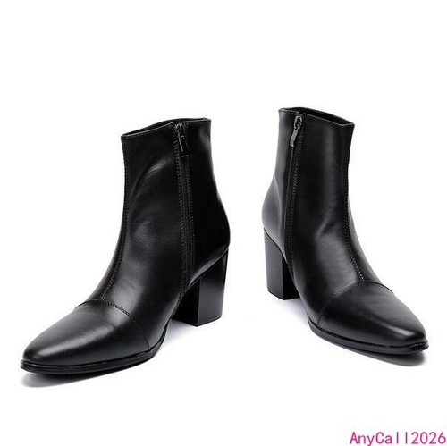 Scarpe stivali uomo tacco