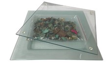 PIATTO CENTRO TAVOLA IN VETRO