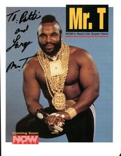 Mr. T foto 8x10 firmata e