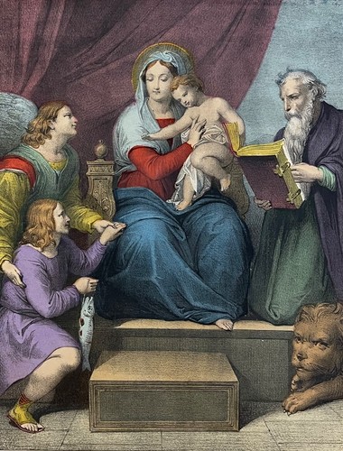 Vierge pesce raphael grande - pesce,
