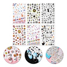  6 Pcs Adesivi Nail Art