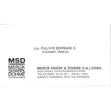 Lic. Fulvio Borsani MSD Merck