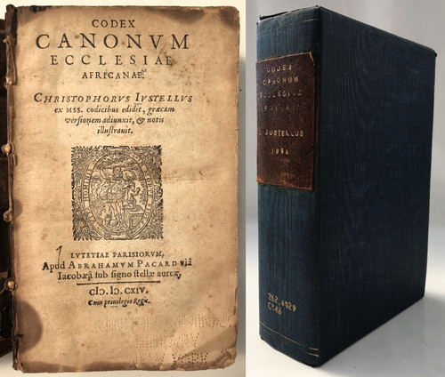 1614 justel codex canonum - justel,