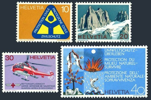 Svizzera 551 554 mnh mi - 551-554,mnh.,