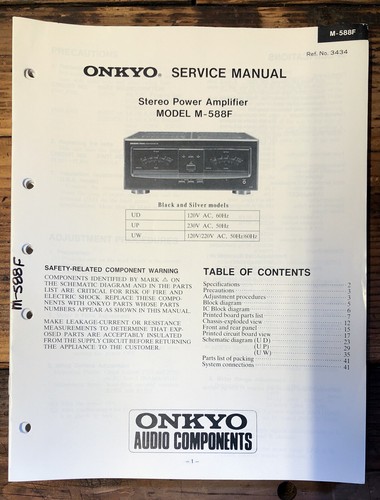 Onkyo 588f amplificatore - onkyo,