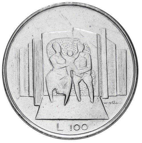 100 lire san marino 1976 - 100,