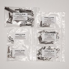 HONDA XL 500 R 1982 Kit vis BTR inox moteur complet XLR XL500 XL500R
