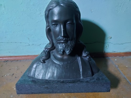 Mezzo busto bronzo gesù - bronzo, di