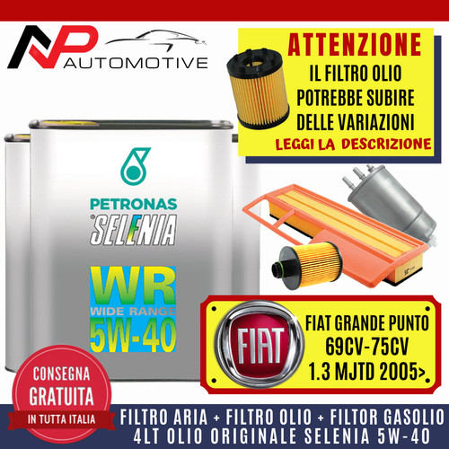 Kit tagliando fiat grande - tagliando,