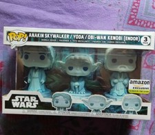 FUNKO POP STAR WARS 3 PACK ANAKIN SKYWALKER YODA OBI WAN KENOBI (ENDOR) AMAZON