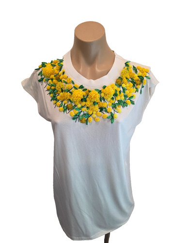 Vionnet shirt bianca senza - t-shirt,