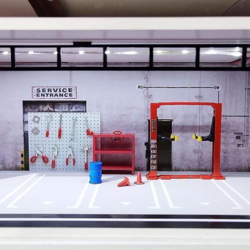 Diorama garage stuff - 1/64,