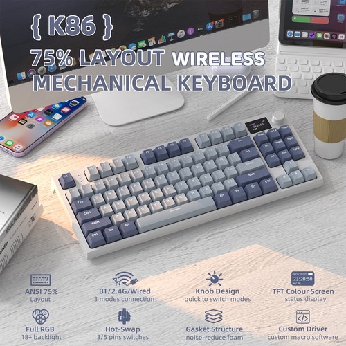 Attack shark k86 - shark, tastiera