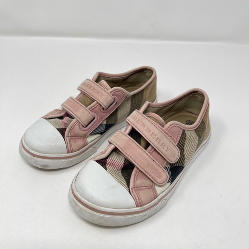 Burberry pink check sneaker - pink,