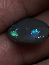 Australian Black Opal Lightning Ridge OPALE NERO NATURALE 6,90 ct Solido