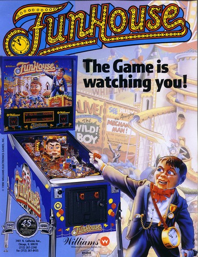 Funhouse pinball sound rom - funhouse,