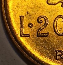 20 LIRE 1976 DOPPIO BORDO