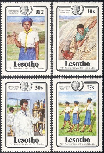 Lesotho 1985 girl guides - 1985,