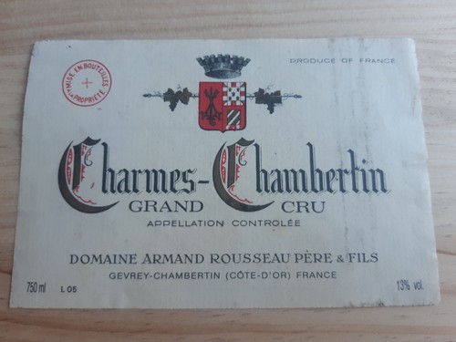 étiquette vin charmes - vin,