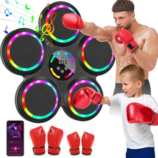 Macchina Da Boxe Musicale, 2025 Nuovo Music Boxing Machine a Parete Con Guanti, 