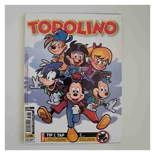 Topolino libretto 2981 walt - topolino,