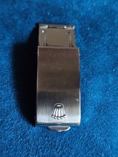 Fermaglio chiusura clasp deployante Rolex 14mm originale in acciaio inox buone c