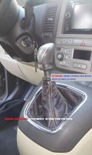 Cuffia leva cambio LANCIA MUSA FIAT IDEA dal 2004 al 2012 in vera pelle MARRONE 