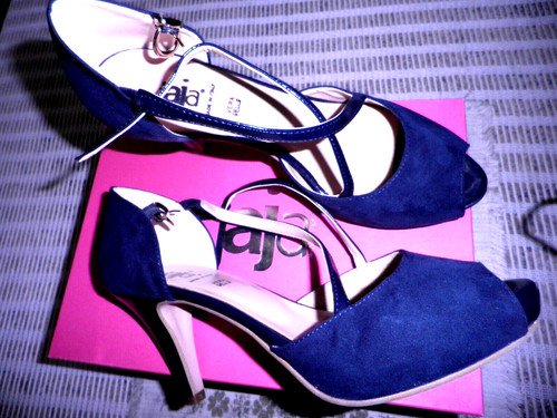 Scarpe donna vera pelle - vera, blu