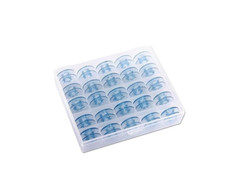 25 Bobine Plastica Blu per