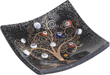 Svuotatasche Albero Della Vita in Vetro Di Murano Murrine E Oro Idea Regalo Piat