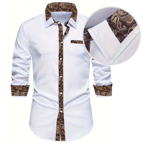 Camicia uomo elegante - , manica