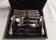 servizio posate argento 925