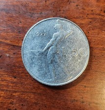 Italy 50 Lire Coin - 1977