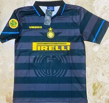 Maglia Inter finale Coppa Uefa anno 98 Ronaldo N. 10 tg. S + Patch