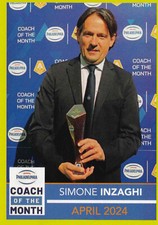 Panini, Calciatori 2023-2024: figurina CM9 Coach of the Month Simone Inzaghi (In