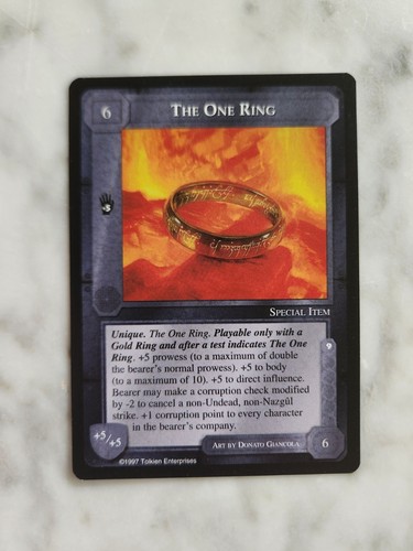 The one ring carta - carta, terra