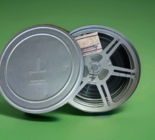 VINTAGE CINE REEL BOBINA  METALLICA Super 8mm 120 m  PROIETTORE Bolex Paillard 