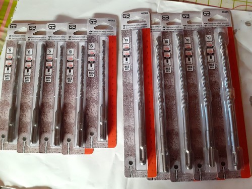 Lotto punte sds - 10, sds-plus