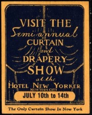 Vintage US Poster Stamp Visita