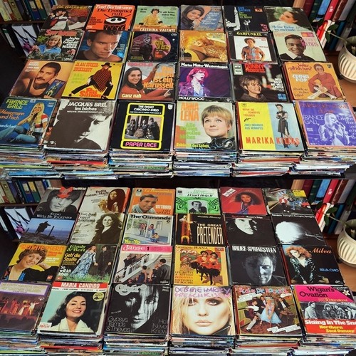 100x vinyl singles mit - vinyl-singles,