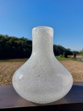 ANNI 60 MURANO GLASS VASO VETRO   BULLICANTE  EFFETTO GHIACCIATO VENINI NASON ?