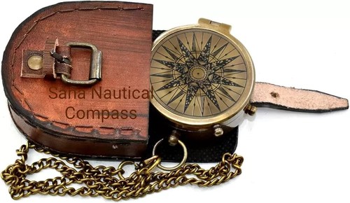 Antico vintage ottone bussola - antico,