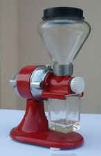 ANTICA MACINA CAFFE' ZENIT BABY ROSSA RESTAURATA VINTAGE SOLO PER ARREDARE
