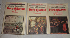 Livet e Mousnier - Storia d'Europa volumi 2, 3 e 4 - Laterza 1982