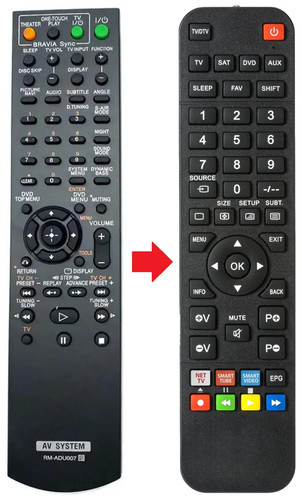 Telecomando adatto per sony - telecomando,