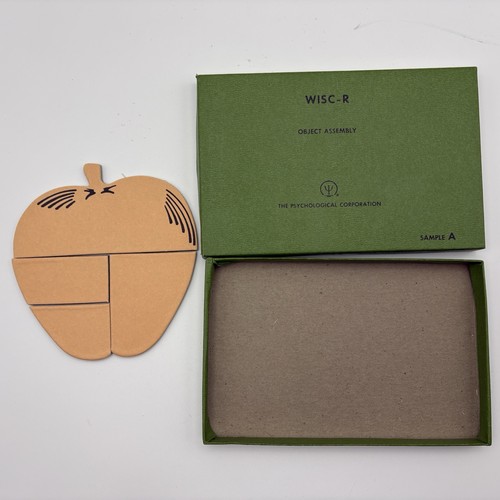 Wisc object assembly test a - wisc-r,