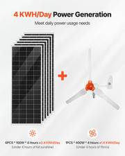 VEVOR 24V 1000W Kit Solare