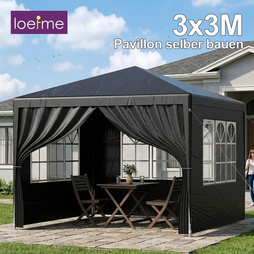Gazebo 3x3m pergolato - 3x3m, da
