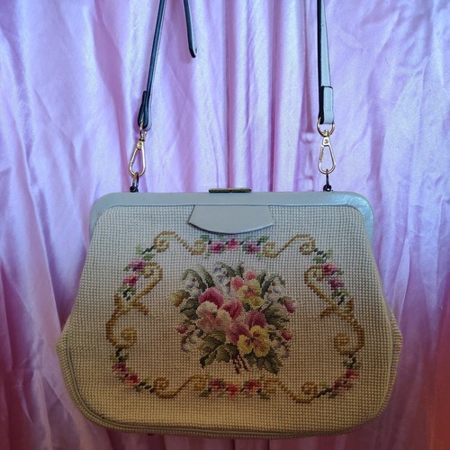 Borsa mano vintage floreale - borsa,